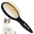 Pin Brush For Dogs Cat Hair Remover Anti-Slip Pet Grooming Supplies Professional Lightweight Wood