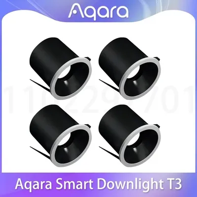 Aqara Smart Downlight T3 Zigbee Dimming Round Light 6W Beam Adaptive Lighting Dimming Work With Aqara Home Homekit App