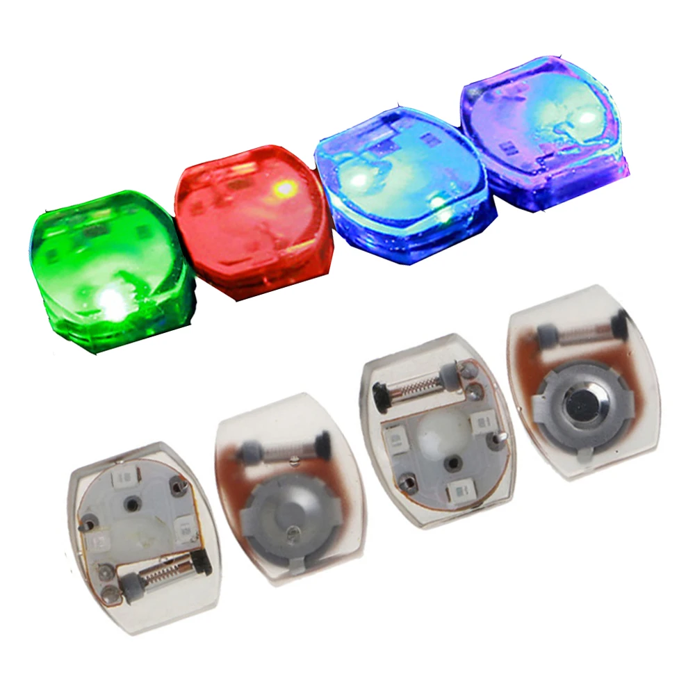 5 Pcs/Lot LED Glittering Blinking Flashing Lights DIY Crafts For Clothes Shoes Bags Lamps Jump Ring Jewelry Making Supplies Kit