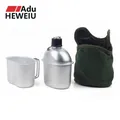 Outdoor Canteen Cookware Set Canteen Cup Portable Water Bottle With Grab Handle Cup For Outdoor