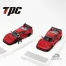 TPC 1:64 LBWK F40 auto rossa/rossa con Figure modellate di auto