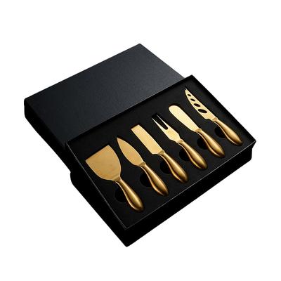 Ozarke Venezia 6-Piece Stainless Steel Cheese Spreader Set Dishwasher Safe - Set of 6 pcs