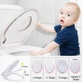 Double Layer Child Adult Toilet Seat Baby Potty Training Seat Cover Prevent Falling Toilet Lid PP