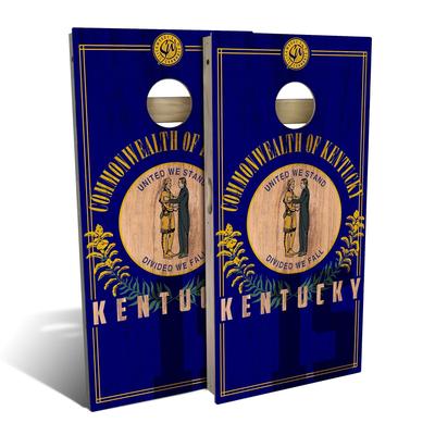 Kentucky State Flag 2.0 Outdoor Cornhole Board Set