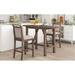 3 Piece Counter Height Dining Table Set