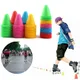 10Pcs/Set Skate Marker Training Road Cones Roller Football Soccer Rugby Soft Tower Skating Obstacle