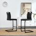 PU Leather Counter Heigh Bar Chairs 2-pc with Footstool Dining Chairs