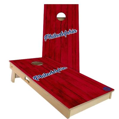 Philadelphia Vintage Baseball Outdoor Cornhole Board Set