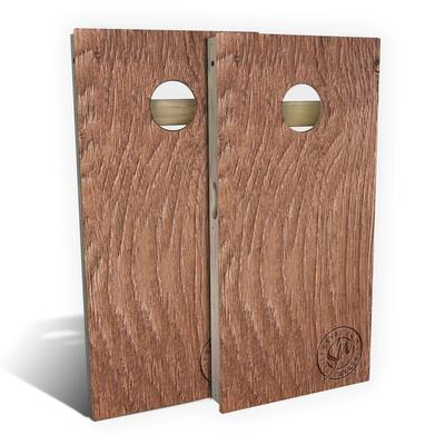 Walnut Outdoor Cornhole Board Set