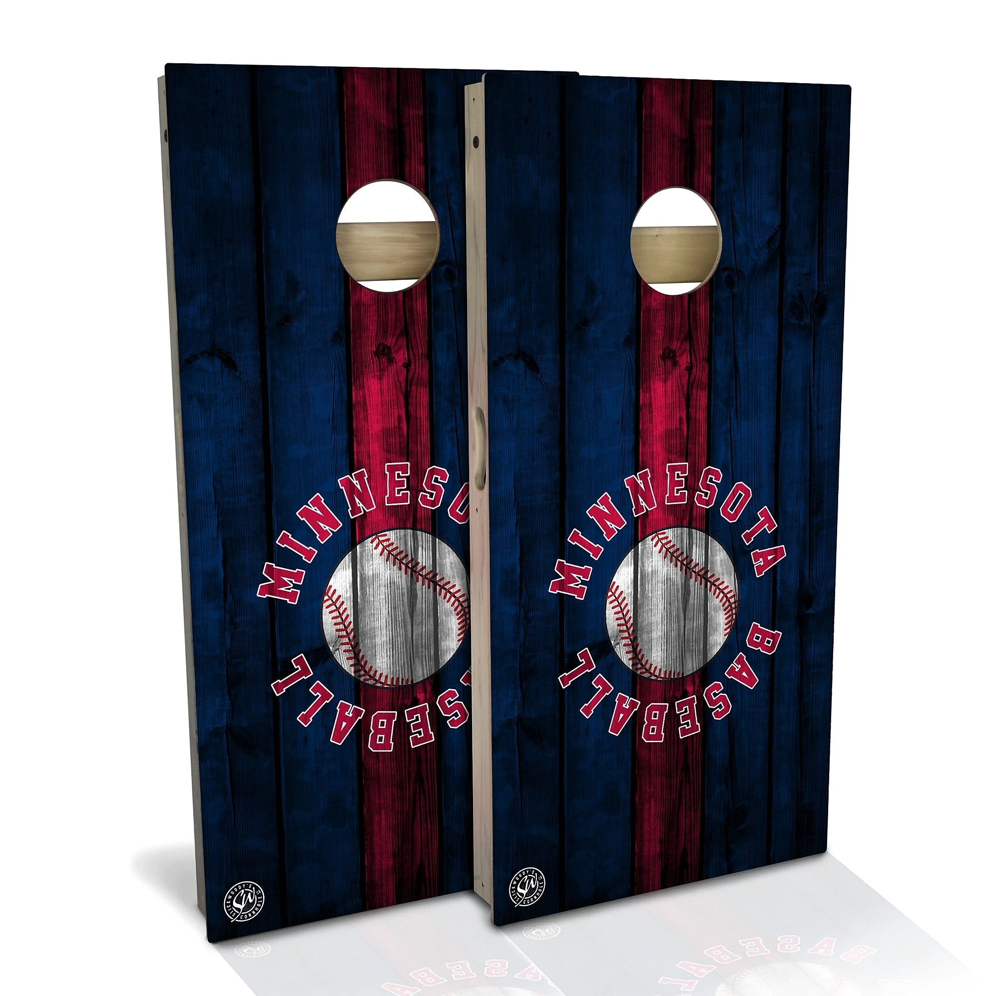 Minnesota Baseball Outdoor Cornhole Board Set