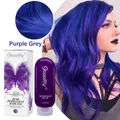 Gouallty Purple Hair Dye Cream Long-Lasing Semi Permanent DIY Red Pink Green Hair Coloring Not Hurt