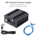 48V Phantom Power Adapter XLR Kabel Für Kondensator Mikrofon Studio Aufnahme Phantom Power Für BM