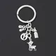 1Pc Schöne Baby Warenkorb Milch flasche Keychain Nette Schuhe Mutter Wiegt Thema Keychain Mutter der