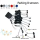 Auto Reverse Video parkplatz sensor system 8 sensoren Rückansicht Backup Sicherheit Sound Buzzer