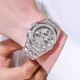 Männer Hohe Qualität Unisex Luxus Diamant Uhr Quarz Uhren Edelstahl Gurt Beiläufige Armbanduhren