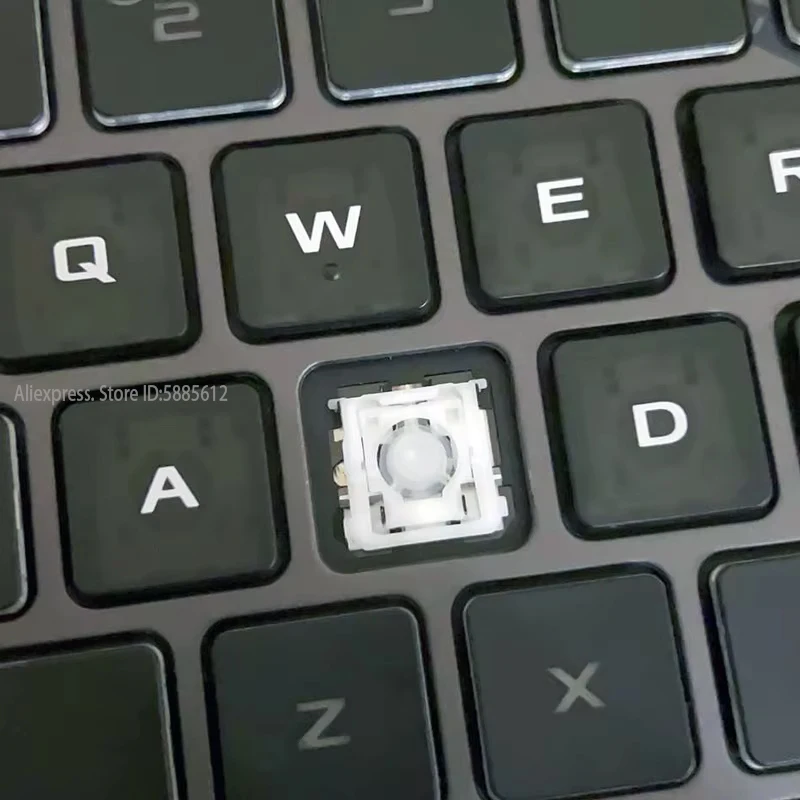 Tastatur-Ersatz-Tastenkappe, Scherenclip und Scharnier für Asus Rog Strix G16 2023, G614, G614J, G634 Image