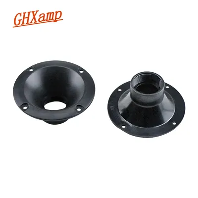 GHXAMP 4 inch Runde 95mm Horn Hochtöner Shell Kunststoff 34MM Gewinde Zubehör Lautsprecher Image