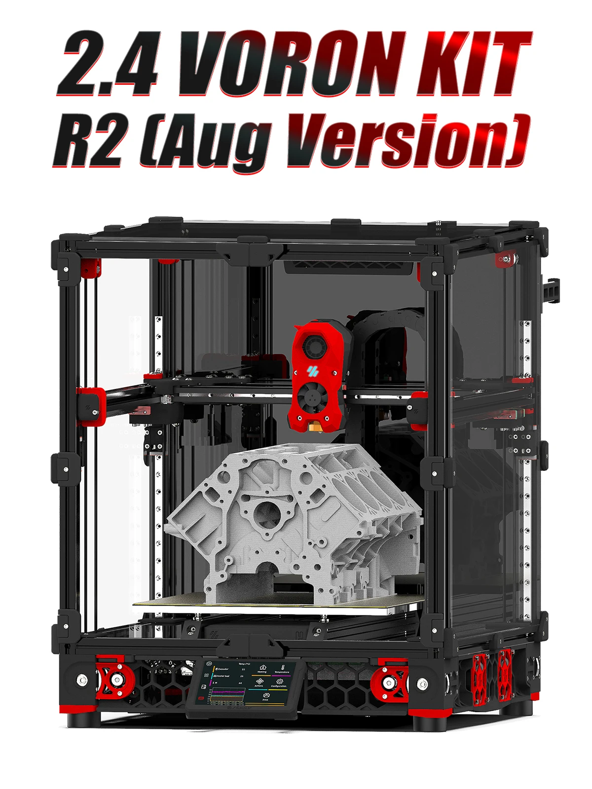 Voron 2.4 R2 Corexy 3D-Drucker SIBOOR V2.4 R2 [Aug, Version] Inklusive ABS-gedruckte Teile Impresora 3D 350 x 350 x 350 mm 300 x 300 x 300 mm Image