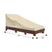 Waterproof Outdoor Patio Chaise Lounge Covers Coffee 600D 84 in.x 32 in. x 32in.