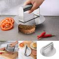 RKZDSR Clearance 430 Stainless Steel Hamburger Press Household Steak Patty Press Manual Circular Manual Meat Press