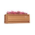 2 x 4 Rectangular Metal Planter Box Durable Raised Garden Bed in Galvalume Steel 24 x 48 With 18 Inch High Walls (Copper Metallic)