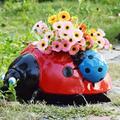 Resin Ladybug Planter Pots Whimsical Bug Plant Pot Decoration for Home Indoor Outdoor Garden