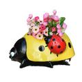 Resin Ladybug Planter Pots Whimsical Bug Plant Pot Decoration for Home Indoor Outdoor Garden