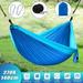 Outdoor Camping Hammock Nylon Travel Hanging Sleeping Bed Swing Chair Gear Patio