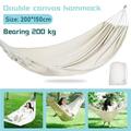 Hammock Sleeping Bed Canvas Brazilian Hanging Swing Chair Outdoor Garden Camping