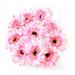 10pcs/lot Gerbera Flowers Artificial Fake Simulation Bouquet Home Wedding Party Decor Pink