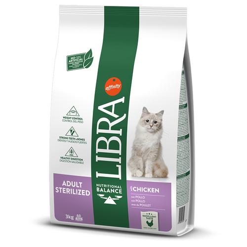 3kg Cat Sterilized Libra Katzenfutter trocken