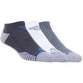 Skechers Men's Low Cut Microfiber Socks - 3 Pack in Blue, Size Large