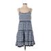 Finn & Grace Casual Dress: Blue Dresses - Women's Size Small