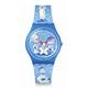 Swatch The Simpsons Collection Tidings Of Joy Quartz Blue Dial Blue Silicone Strap Unisex Watch SO28Z126