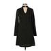 Hutch Casual Dress - Sweater Dress: Black Leopard Print Dresses - Women's Size X-Small