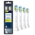 Philips Sonicare DiamondClean Ersatzbürstenköpfe, HX6064/65, brushsync Technologie, Weiß 4er