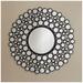 Alto Matte Black Iron 42" Round Wall Mirror