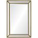 Waverly Painted Gold 24" x 36" Rectangular Wall Mirror