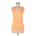 Nike Active Tank Top: Orange Activewear - Women's Size Medium