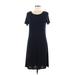 Liz Claiborne Casual Dress: Black Dresses - Women's Size Medium