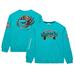 Men's Mitchell & Ness Turquoise Vancouver Grizzlies Hardwood Classics There and Back Pullover Sweatshirt
