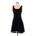 Guess Casual Dress - A-Line: Black Dresses - Women's Size Small