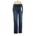 Tractr Jeans - Mid/Reg Rise: Blue Bottoms - Women's Size 31 - Sandwash