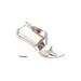 J.Crew Heels: Silver Shoes - Women's Size 8