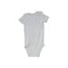 Just One You Made by Carter's Short Sleeve Onesie: Gray Bottoms - Size 6 Month