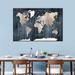 Elephant Stock World Map Aged Wooden World Map Canvas Print On Canvas Print | 34" H x 51" W x 1.25" D | Wayfair RV-337_aged-wooden-world-map