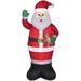 Gemmy Industries Santa Inflatable Polyester in Red | 83.86 H x 37.01 W x 35.44 D in | Wayfair G-119224