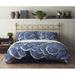 KAVKA DESIGNS TURKEY TAIL Collection Comforter Set Polyester/Polyfill/Microfiber in Blue/Navy | Twin Comforter + 1 Standard Pillowcase | Wayfair