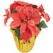 Northlight Seasonal Poinsettia Arrangement Plastic in Red | 14.5 H x 15 W x 15 D in | Wayfair NORTHLIGHT YS99379