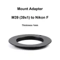 Objectif M39-Nikon pour objectif M39 (39x1) bague d'adaptation à monture F pour Nikon D6 D750 D800